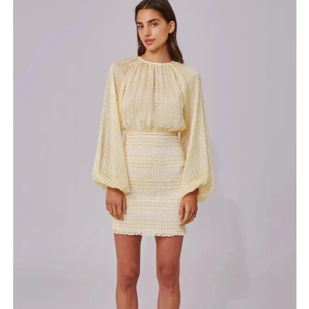 C/Meo Collective Stealing Sunshine Check design.